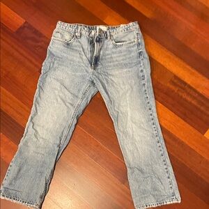 Zara Light Blue Women's Relaxed Jeans